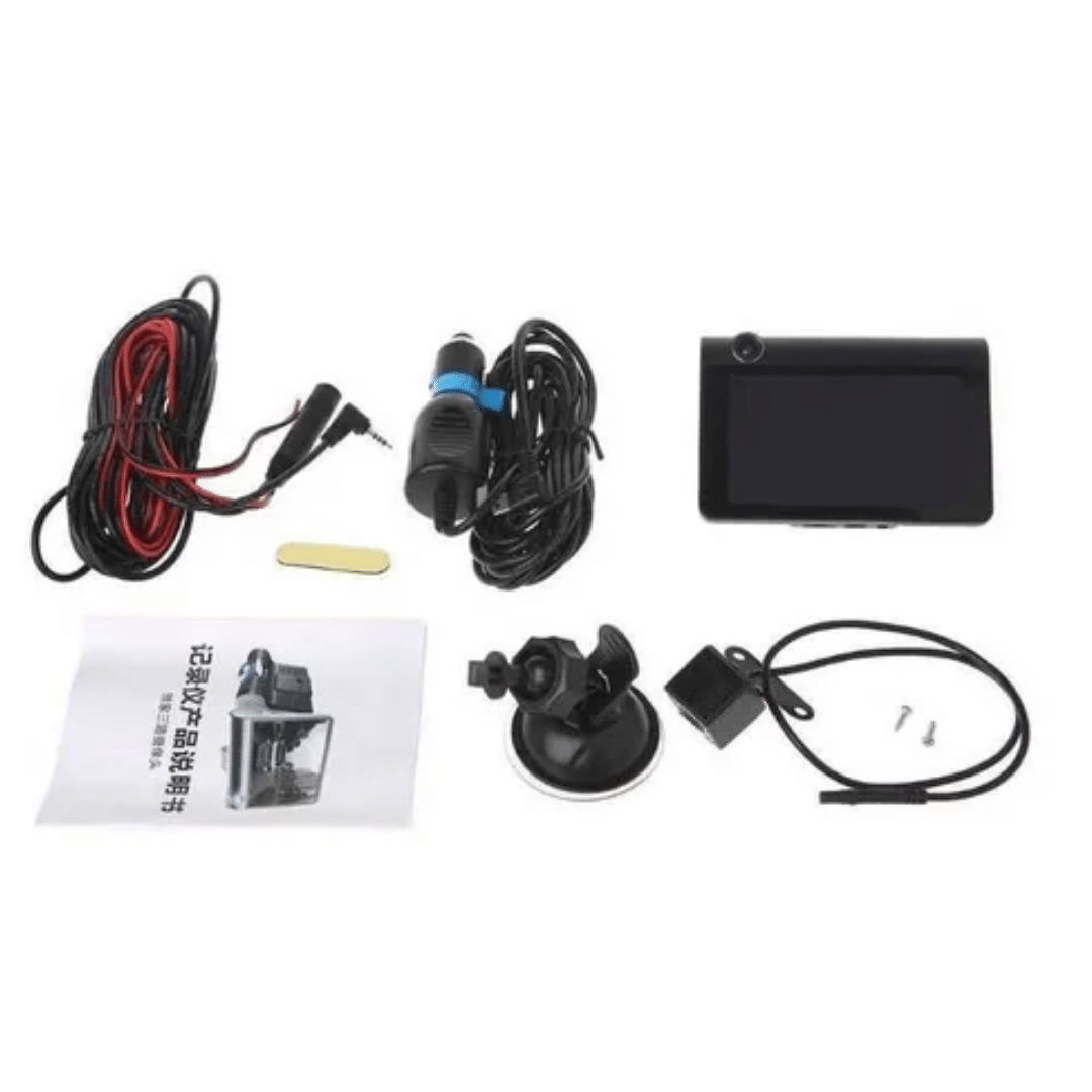 Miniatura 3 de Video Camara Dvr Para Carro 3 Lentes Fro